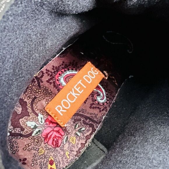 Rocket Dog Gray Soundoff Vintage Worn Vegan Leather Pull on Western Boots - 6.5 - Picture 7 of 8